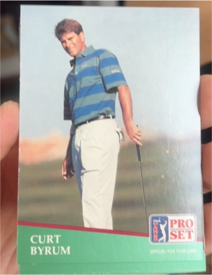 1991 Pro Set PGA Tour #147 Curt Byrum — front