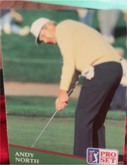 1991 Pro Set PGA Tour #172 Andy North — front