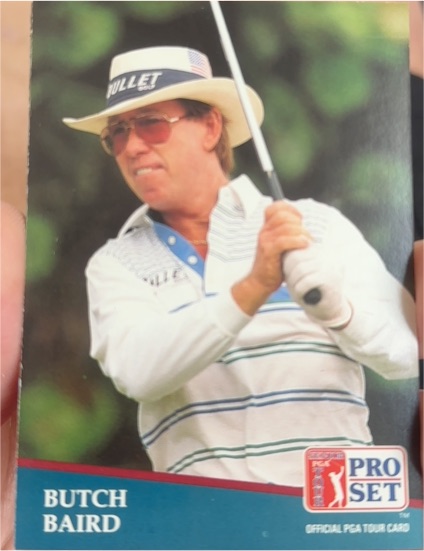 1991 Pro Set PGA Tour #199 Butch Baird — front