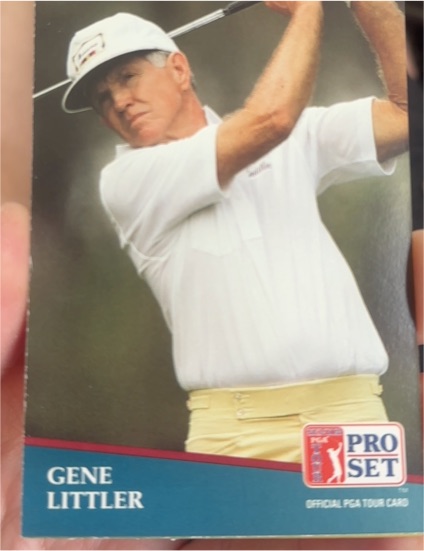 1991 Pro Set PGA Tour #201 Gene Littler — front