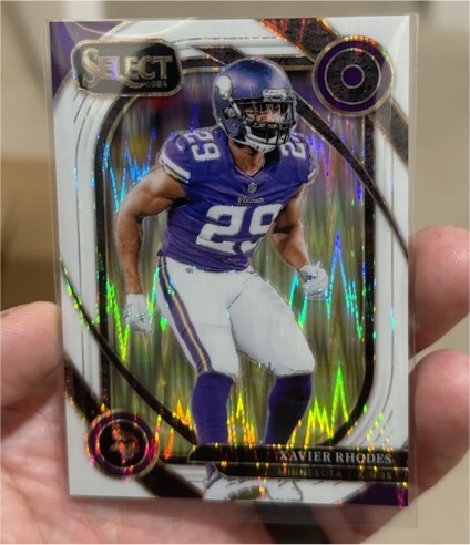 2024 Panini Select Club Level #201 Xavier Rhodes — front