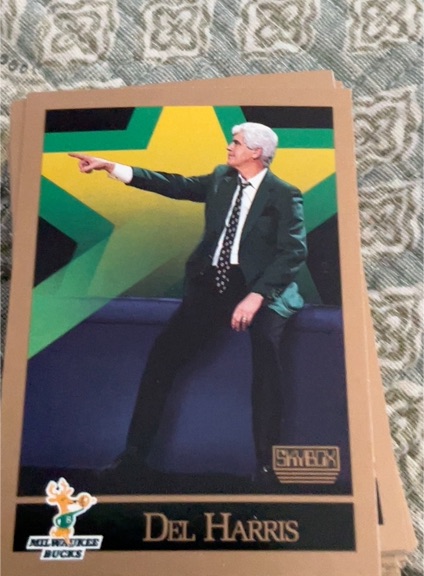 1990-91 SkyBox #315 Del Harris — front