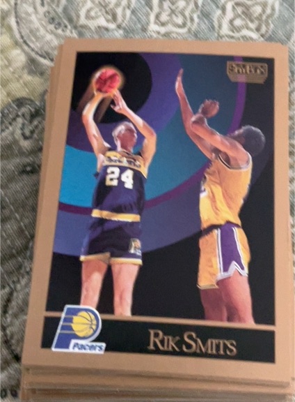 1990-91 SkyBox #122 Rik Smits — front