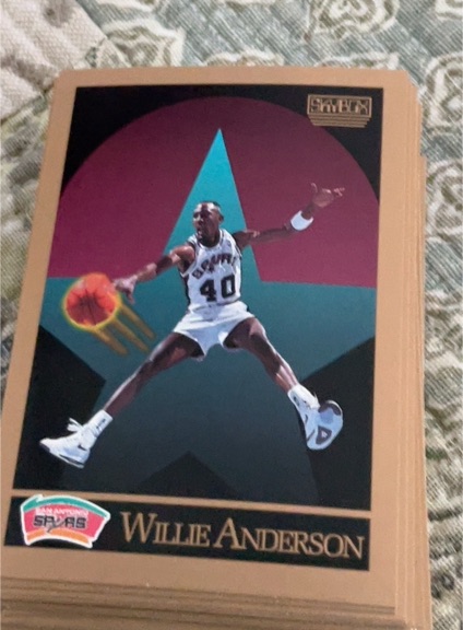 1990-91 SkyBox #252 Willie Anderson — front
