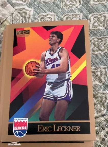 1990-91 SkyBox #410 Eric Leckner — front