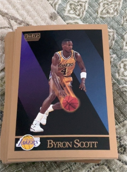 1990-91 SkyBox #140 Byron Scott — front