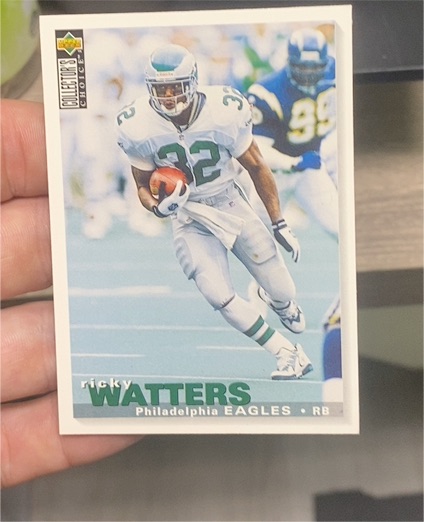 1995 Upper Deck Collector's Choice Update #U195 Ricky Watters — front