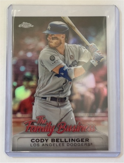 2019 Topps Chrome Update #FBC-21 Cody Bellinger The Family Business — front