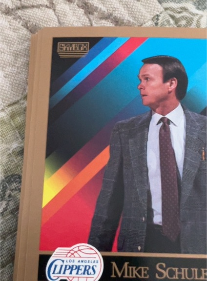 1990-91 SkyBox #312 Mike Schuler — front