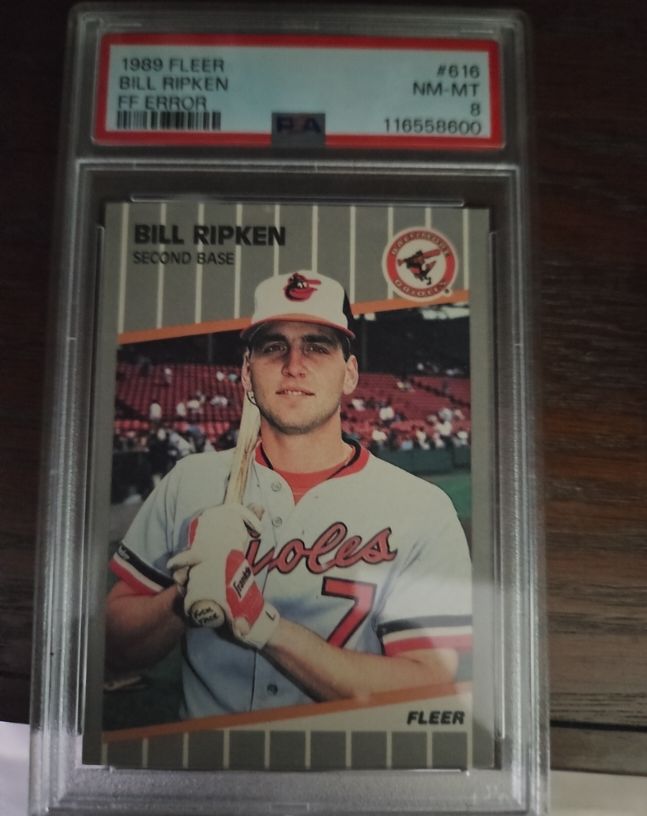 1989 Fleer #616 Bill Ripken FF Error — front