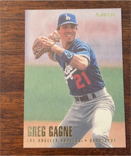 1996 Fleer #7 Greg Gagne — front