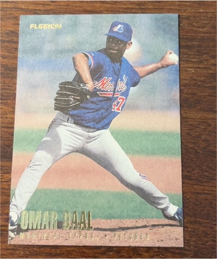 1996 Fleer Update #U147 Omar Daal — front