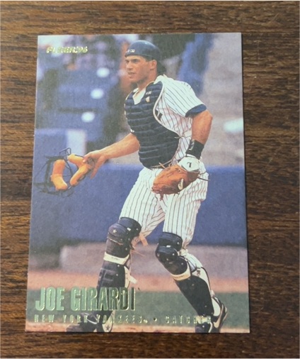1996 Fleer Update #U60 Joe Girardi — front