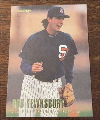 1996 Fleer Update #U200 Bob Tewksbury — front