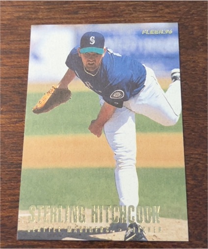 1996 Fleer #232 Sterling Hitchcock — front