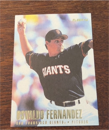 1996 Fleer #U205 Osvaldo Fernandez — front