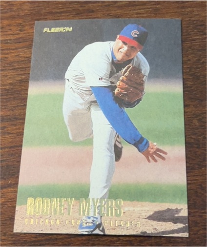 1996 Fleer Update #U115 Rodney Myers — front