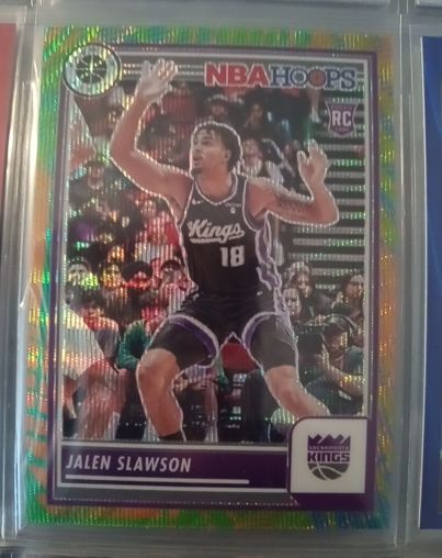 2023-24 Panini NBA Hoops Premium Stock #58 Jalen Slawson — front