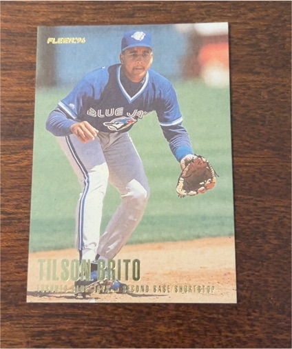 1996 Fleer Update #U93 Tilson Brito — front