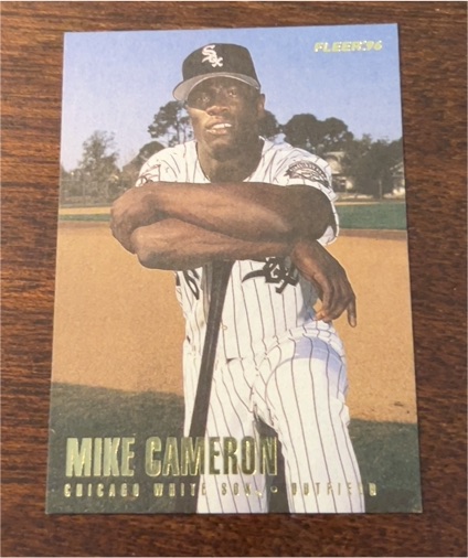 1996 Fleer #U24 Mike Cameron — front