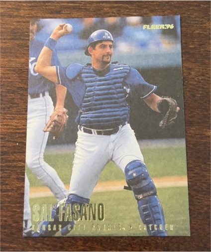 1996 Fleer #491 Sal Fasano — front