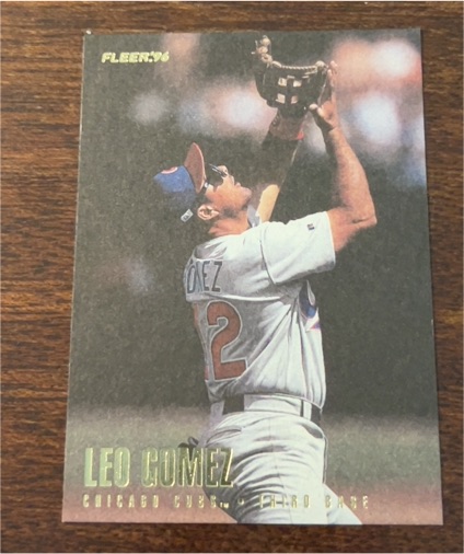 1996 Fleer #? Leo Gomez — front