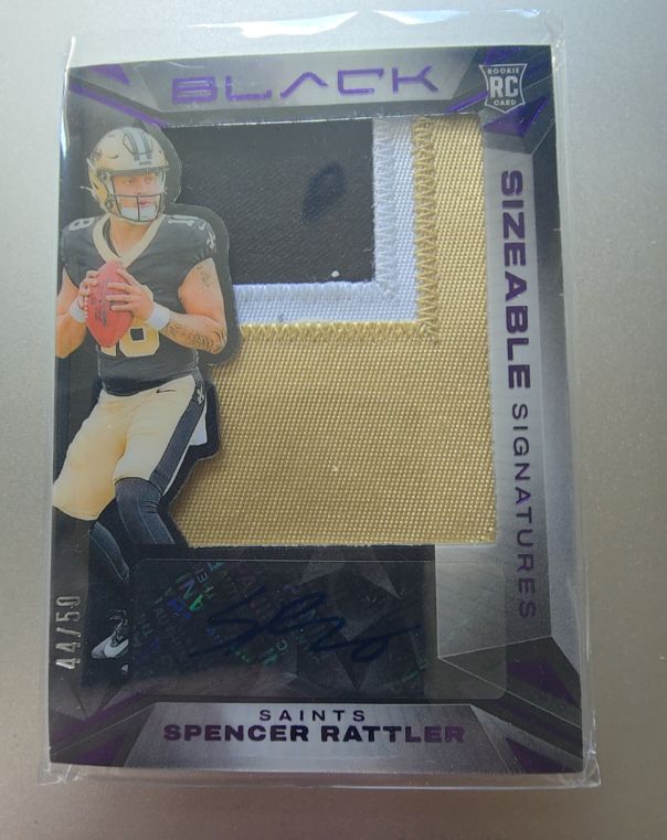 2024 Panini Black #SSR-SRR Spencer Rattler — front