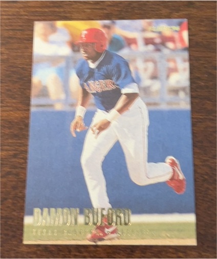1996 Fleer Update #U87 Damon Buford — front