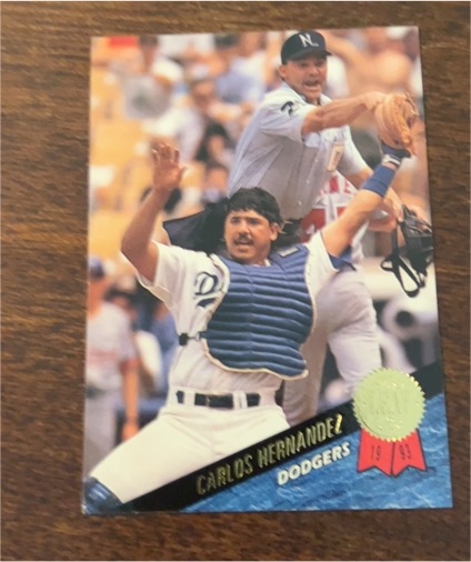 1993 Leaf #442 Carlos Hernandez — front