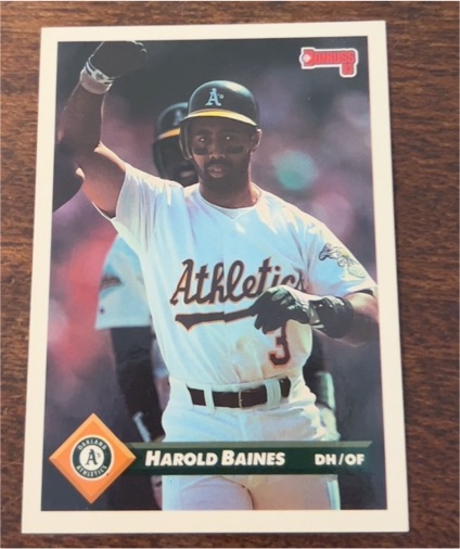 1993 Donruss #725 Harold Baines — front