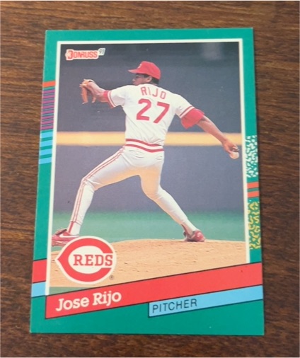1991 Donruss #722 Jose Rijo — front