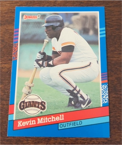 1991 Donruss #255 Kevin Mitchell — front