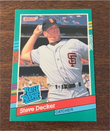 1991 Donruss #428 Steve Decker — front
