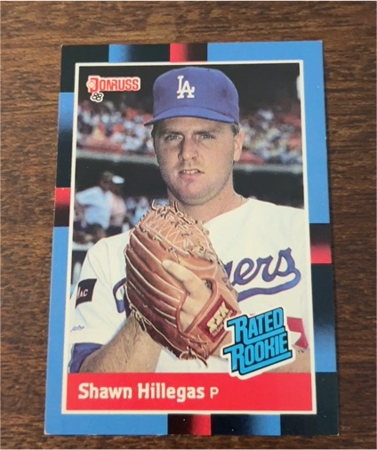 1988 Donruss #35 Shawn Hillegas — front