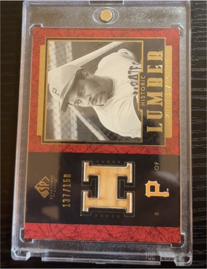 2003 Upper Deck SP Legendary Cuts Historic Lumber #H-8 Ralph Kiner — front