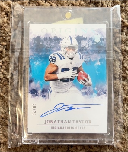 2020 Panini Origins #RA-JT Jonathan Taylor — front