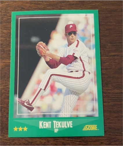 1988 Score #425 Kent Tekulve — front
