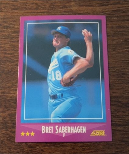 1988 Score #89 Bret Saberhagen — front