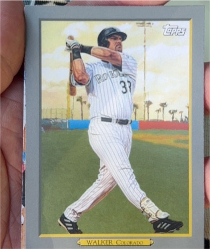 2020 Topps Update Turkey Red #TR-47 Larry Walker — front