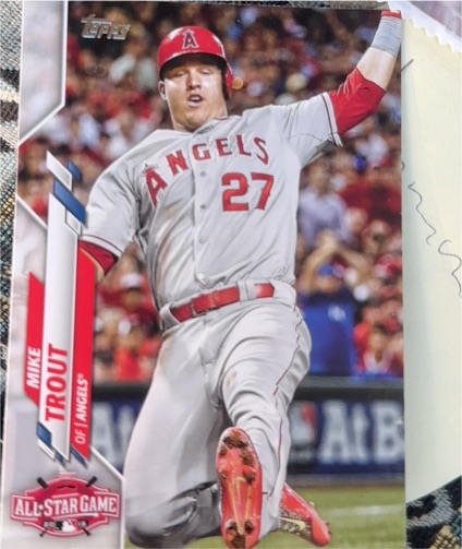 2020 Topps Update #U-4 Mike Trout — front