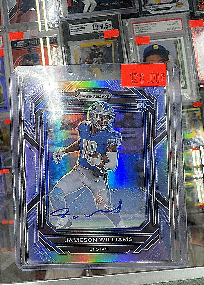 2022 Panini Prizm - Rookies Silver Prizm #311 Jameson Williams (RC) — front