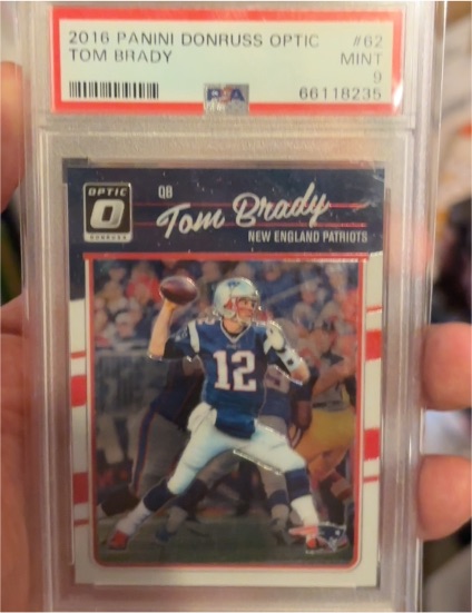 2016 Panini Donruss Optic #62 Tom Brady — front