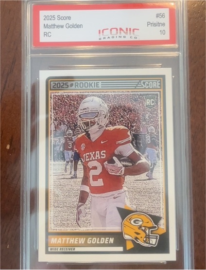 2025 Score #56 Matthew Golden — front