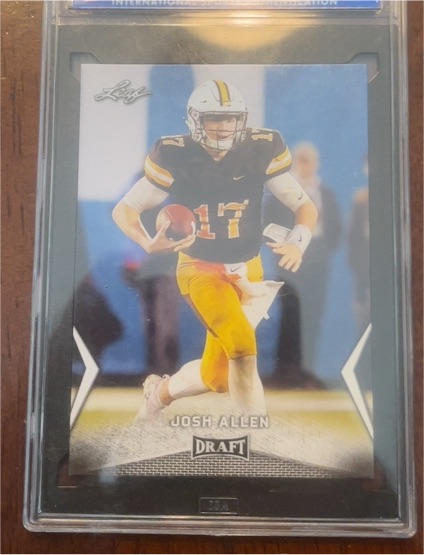 2018 Leaf Draft #31 Josh Allen — front
