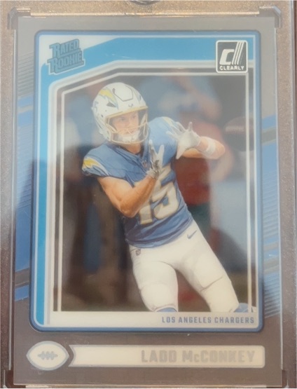 2024 Panini Donruss Clearly #68 Ladd McConkey — front