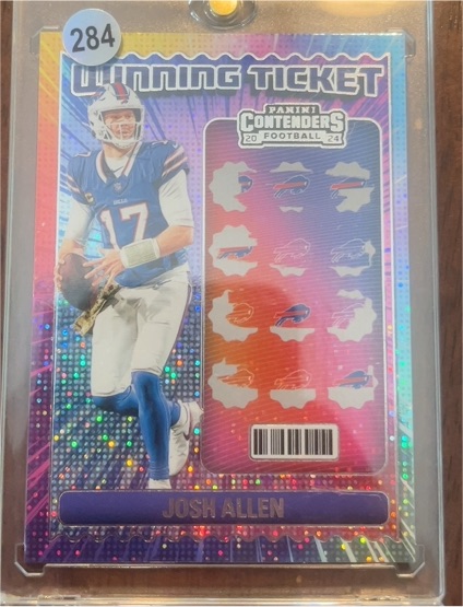 2024 Panini Contenders Winning Ticket #7 Josh Allen — front