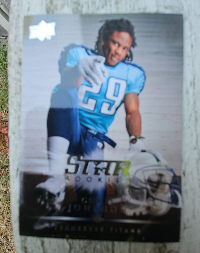 2008 Upper Deck #219 Chris Johnson Rookie Tennessee Titans — front