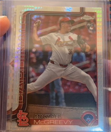 2025 Topps Chrome #29 Michael McGreevy — front