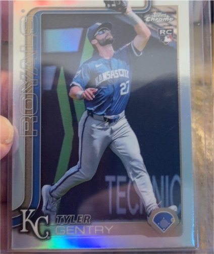 2025 Topps Chrome #218 Tyler Gentry — front