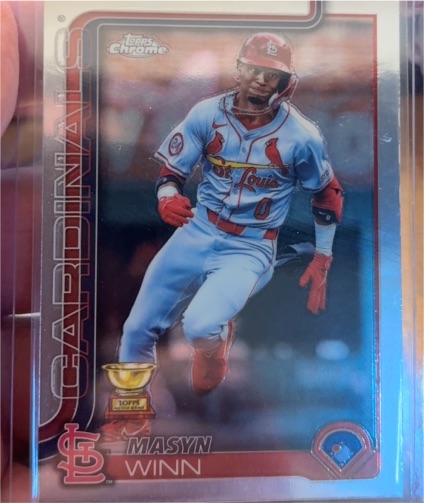 2025 Topps Chrome #244 Masyn Winn — front